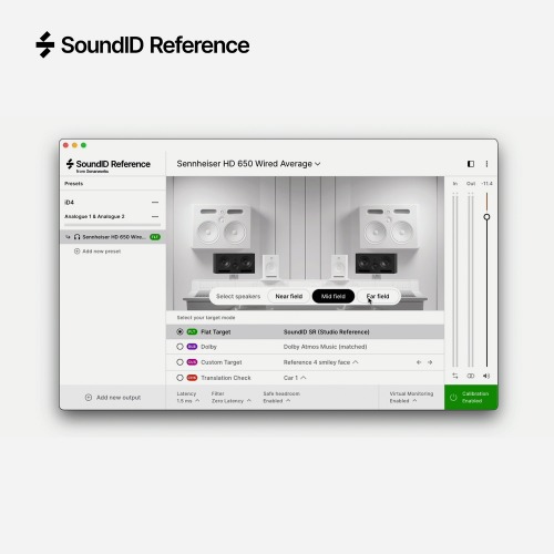 [Sonarworks] SoundID Reference Virtual Monitoring Add-On / 다운로드버전 / 전자배송